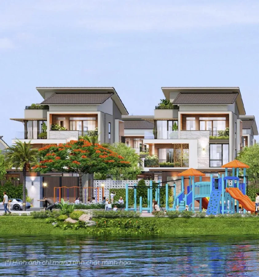 Biệt thự đơn lập sông 04