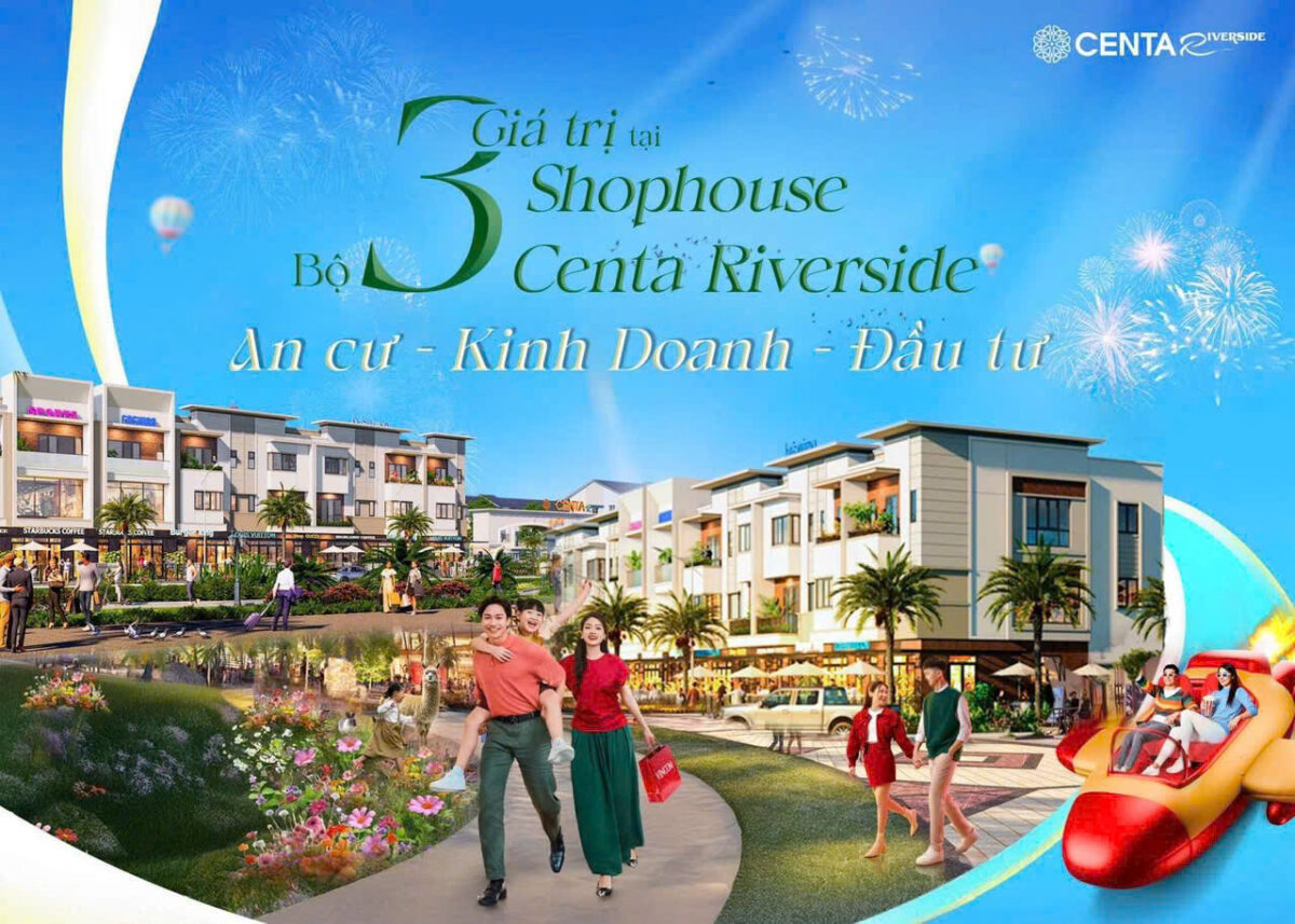 SHOPHOUSE SH4 CENTA RIVERSIDE 120M2